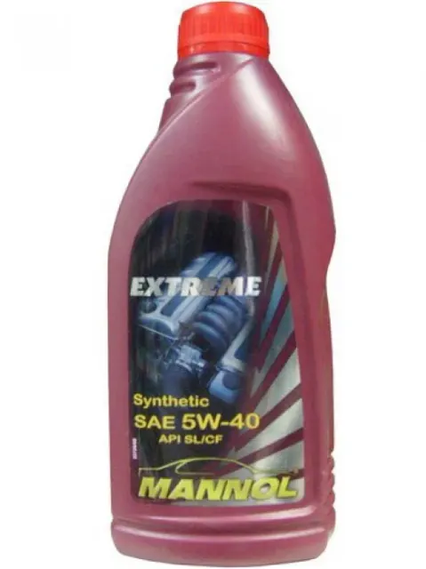 Масло моторное Mannol (SCT) extreme 5w40 (1л) Синтетика SL/CF