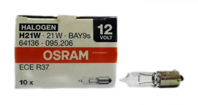 Лампа Osram H21W 64136