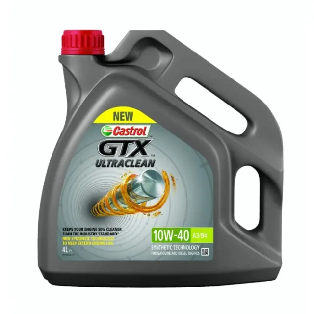 Масло моторное Castrol GTX Ultraclean 10W40 A3/B4 4л 15A4E0