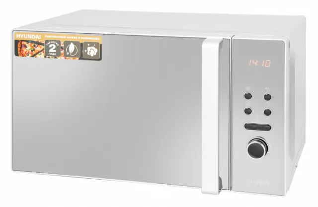 Микроволновая печь Hyundai HYM-D3002 серебристый