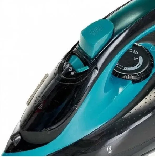 Утюг Delta LUX DE-3000 черный/бирюзовый