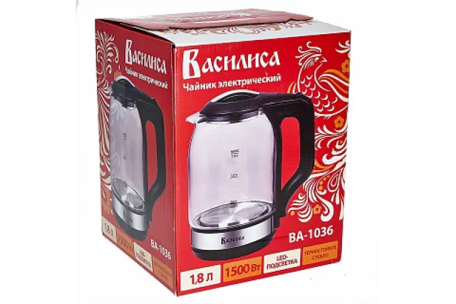 Чайник электрический Василиса ВА-1036 черный