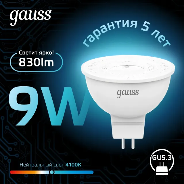 Светодиодная лампа Gauss 101505209