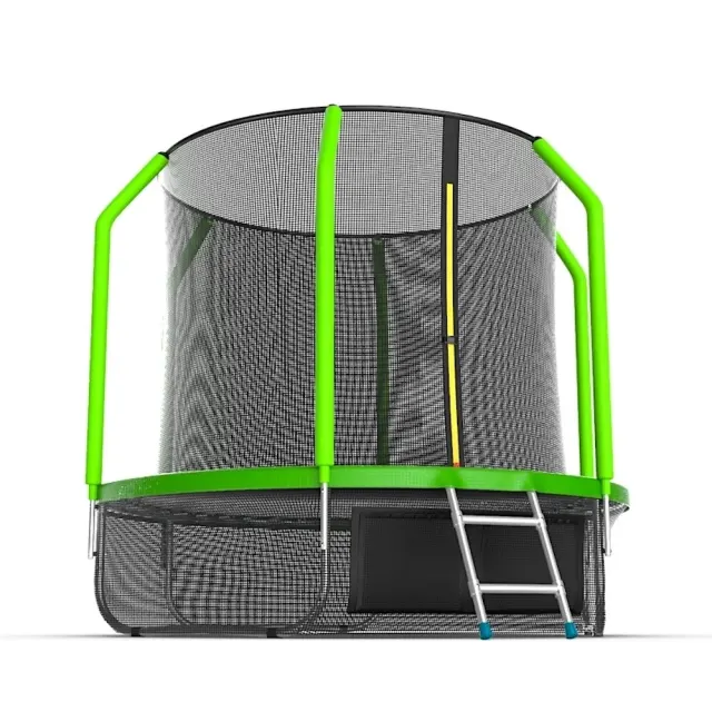 Батут Evo Jump Cosmo 8ft Green Lowernet + сетка