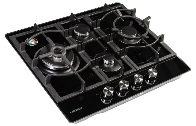 Встраиваемая газовая варочная панель Leran GH 64552 BG