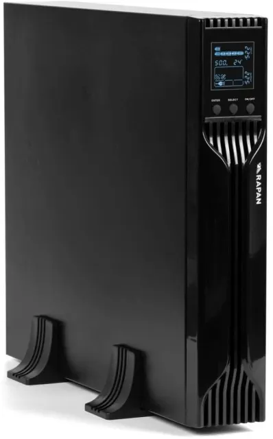 Источник бесперебойного питания Бастион Rapan-UPS 3000-Rack-IN-4X9-E черный