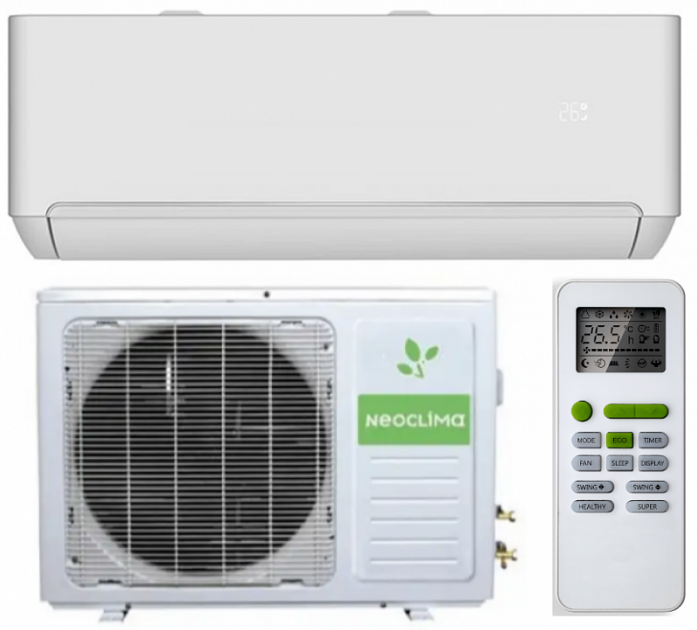 Сплит-система Neoclima NS/NU-HAP12TWI32 Inverter серия PRO-HEALTH