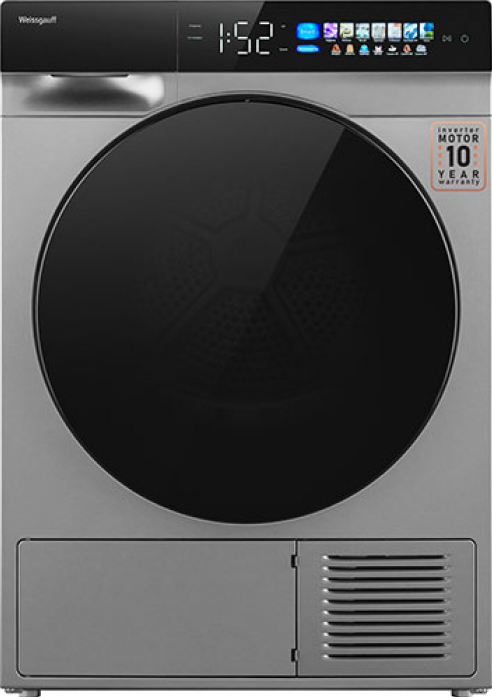 Сушильная машина Weissgauff WD 998 Heat Pump Full Touch Silver 432450