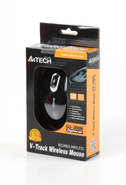 Мышь A4Tech VTrack G 3300 N черный