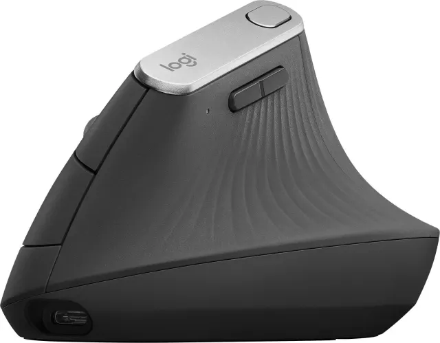 Мышь Logitech MX Vertical (910-005449) черный/серебристый