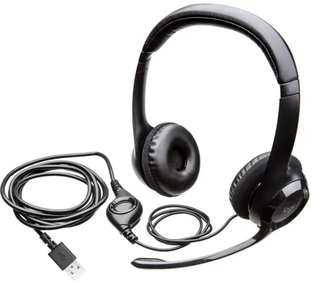 Гарнитура Logitech Headset H390 USB (981-000406)