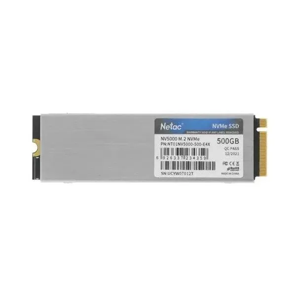 SSD накопитель Netac NT01NV5000-500-E4X
