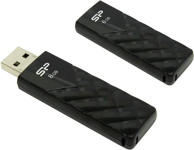 Флеш-диск Silicon Power Ultima U03 8GB Black (SP008GBUF2U03V1K)