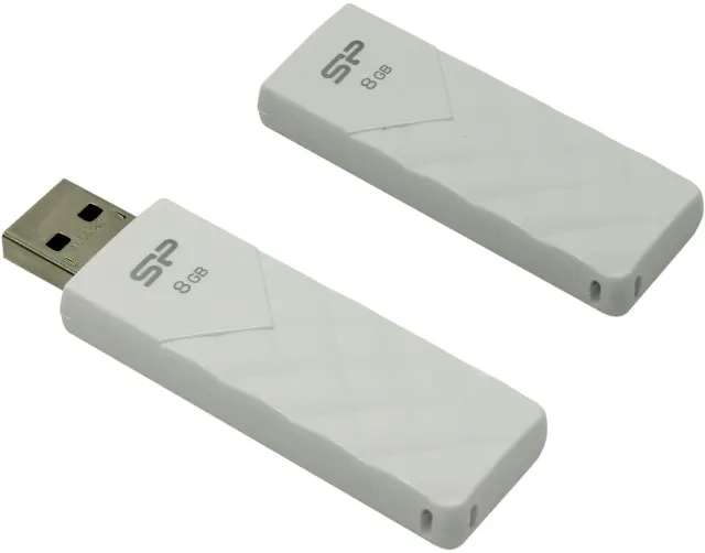 Флеш-диск Silicon Power Ultima U03 8GB White (SP008GBUF2U03V1W)