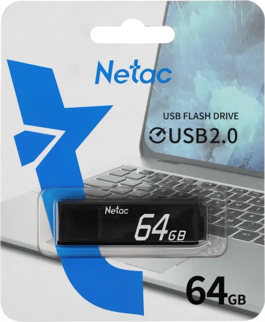 Флеш-диск Netac NT03U351N-064G-20BK