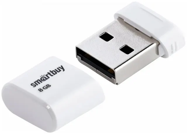 Флеш-диск Smartbuy Lara 8GB white
