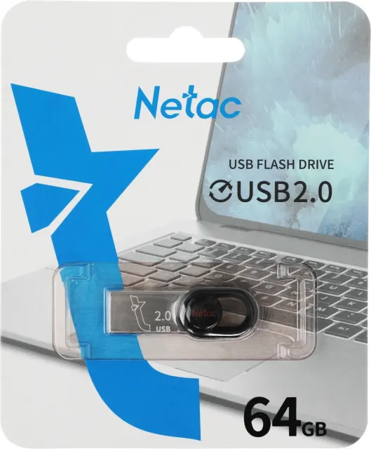 Флеш-диск Netac NT03UM2N-064G-20BK