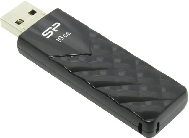 Флеш-диск Silicon Power Ultima U03 16GB Black (SP016GBUF2U03V1K)