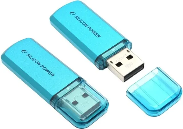 Флеш-диск Silicon Power Helios 101 8Gb blue (SP008GBUF2101V1B)