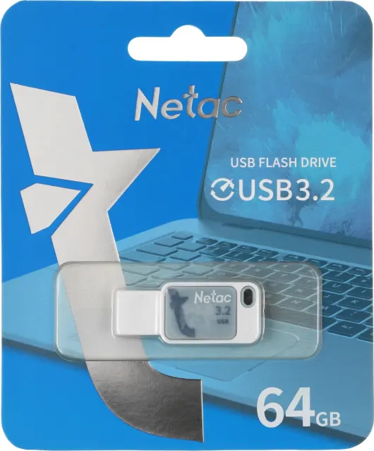 Флеш-диск Netac NT03UA31N-064G-32BL