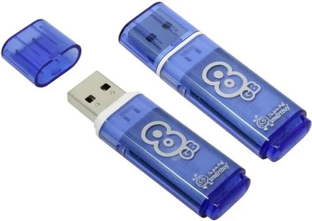 Флеш-диск Smartbuy Glossy 8GB blue