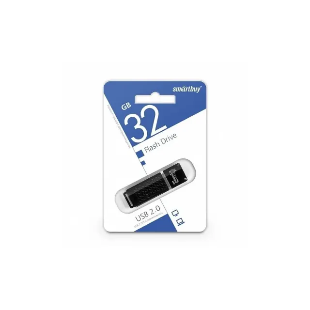 Флеш-диск Smartbuy Quartz 8GB black