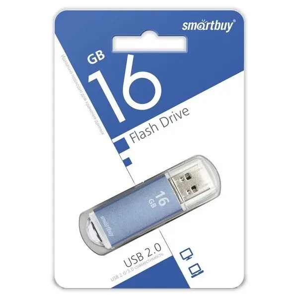 Флеш-диск Smartbuy V-Cut 16GB blue