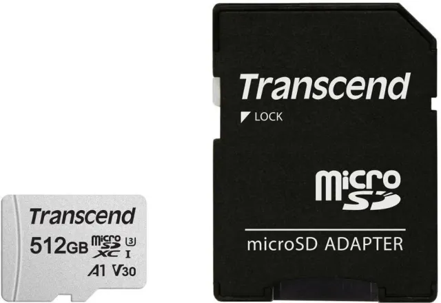 Карта памяти Transcend 300S (TS512GUSD300S-A)