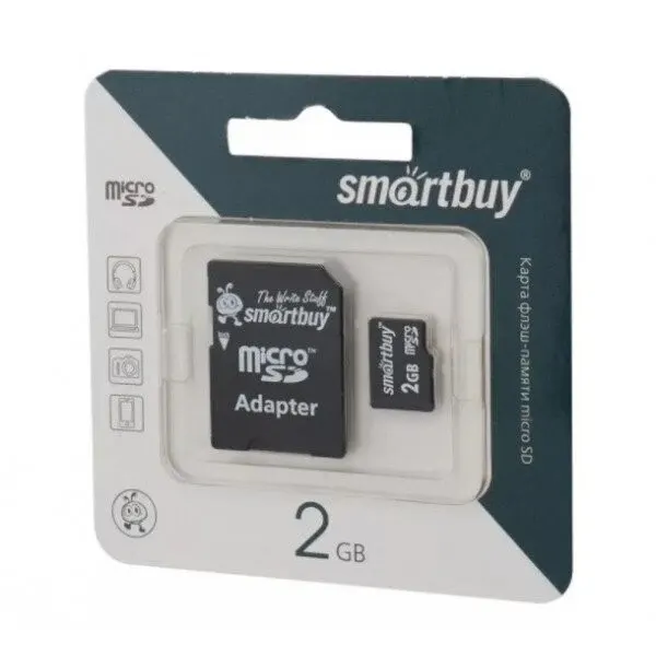 Карта памяти Smartbuy MicroSD 2GB