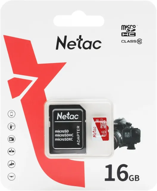 Карта памяти Netac NT02P500ECO-016G-R