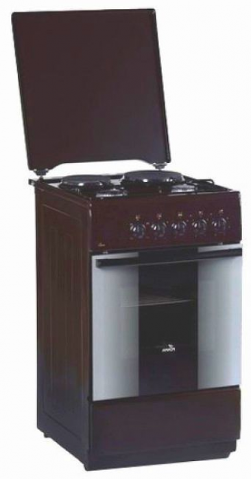 Комбинированная плита FLAMA RK 2211B коричневый