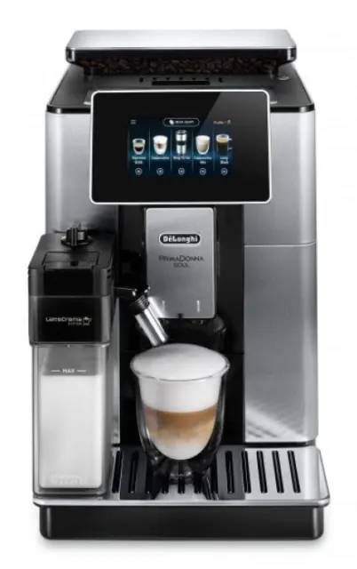 Кофемашина DeLonghi ECAM610.75.MB черный/серебристый
