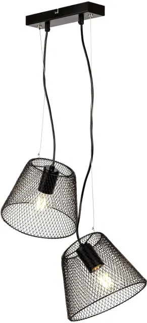Светильник Hiper Grid H155-1 подвес. 60Вт черный