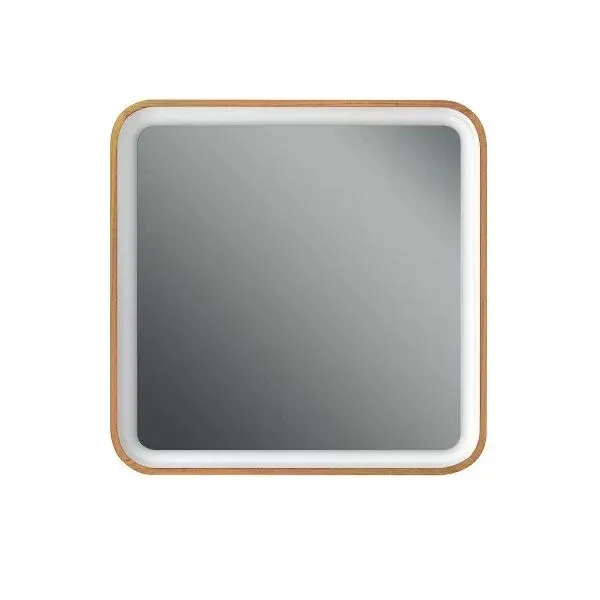 Зеркало Dubiel Vitrum Lustro Prego Wenge с подсветкой 65х65