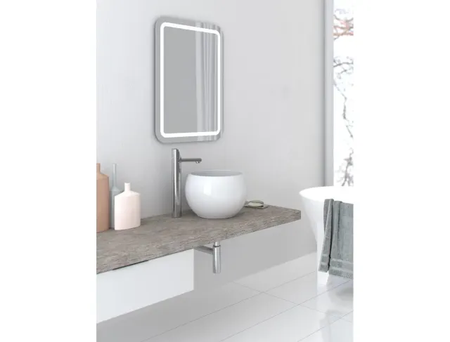 Зеркало Dubiel Vitrum Lustro Perfect с подсветкой 60х80