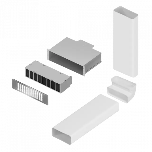 Комплект воздуховодов Maunfeld_ MIDS834 с фильтром CF314MW (для MIHC834SF2BK)