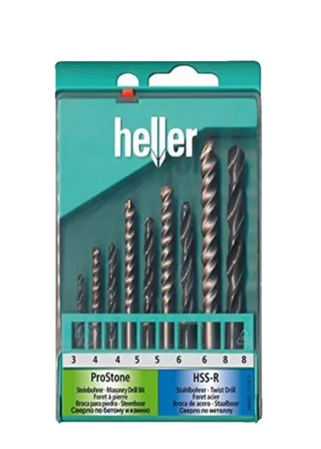 Набор сверл комбинированный по металлу Heller TD 17742 HSS