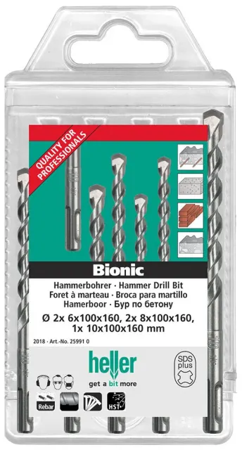 Набор буров SDS-Plus Heller TD16895