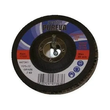 Круг лепестковый торцевой Pureva 180х22.2мм К60 (447563)