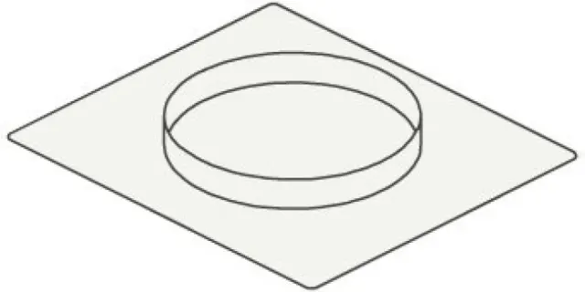 Фланец для вытяжек Falmec Downdraft/Nuvola/Stella/Eclisse KACL.396