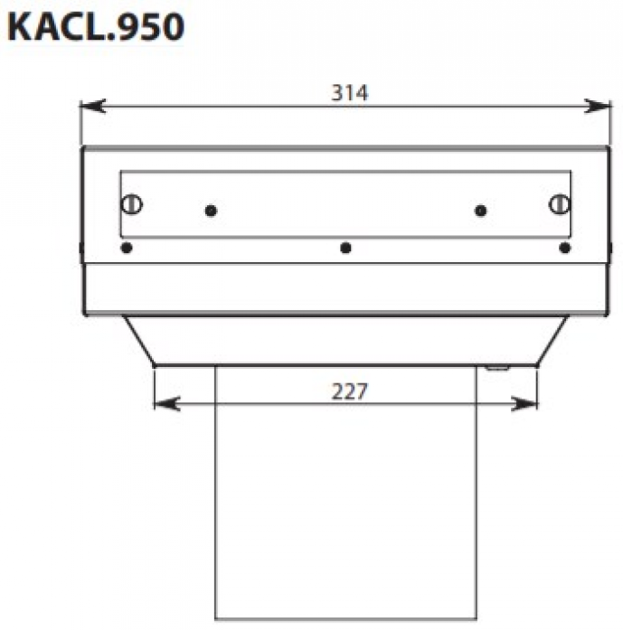 Угольно-цеолитный фильтр Falmec Carbon-Zeo (для Gruppo Incasso) KACL.950