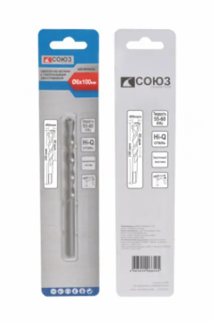 Сверло по бетону Союз 6х100 1055-08-06x100