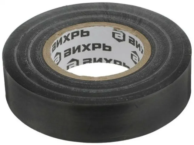 Изолента Вихрь 20m * 19mm чёрная 73/3/3/3