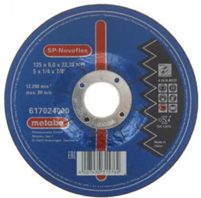 Круг обдирочный по стали Metabo Novoflex SP 125x6,0 мм 617024000