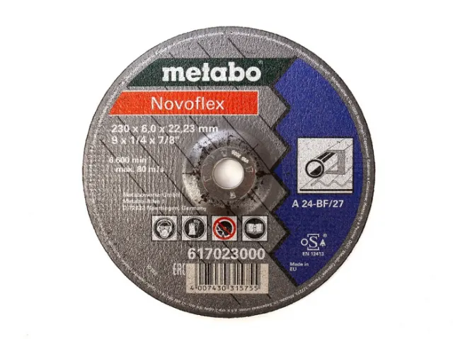 Круг обдирочный сталь Metabo Novoflex 230х6,0 A30 617023000