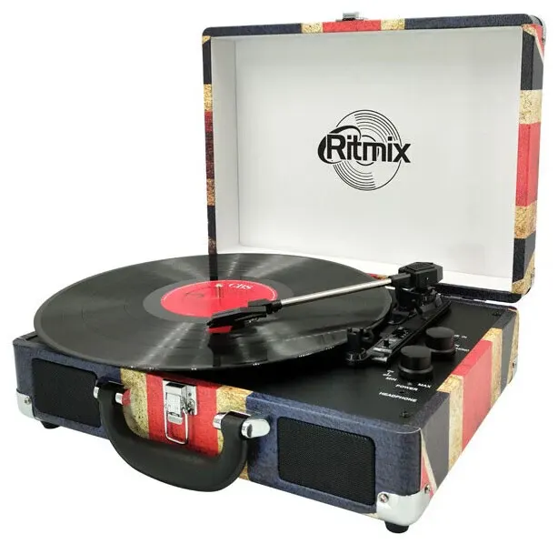 Виниловый проигрыватель Ritmix LP-120B UK Flag
