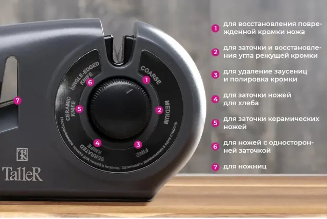 Точилка для ножей Taller TR-62509