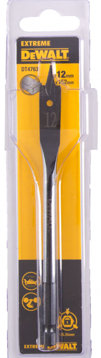Сверло плоскофрезерное DeWalt 12х152мм DT 4763