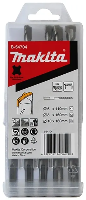 Набор буров Makita B-54704 по бетону/камню