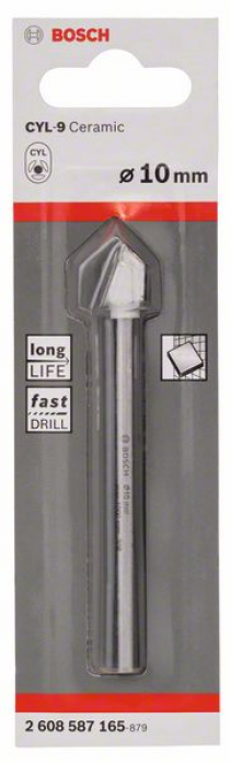 Сверло стекло кафель Bosch CYL 9 Ceramic 10мм 2608587165